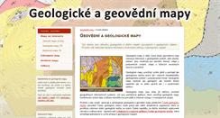 Desktop Screenshot of geologicke-mapy.cz