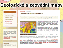 Tablet Screenshot of geologicke-mapy.cz